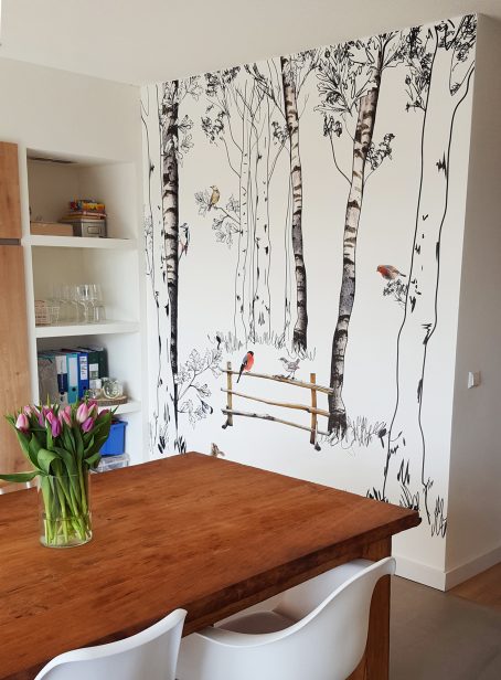 behang bomen